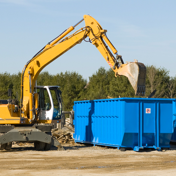 what are the rental fees for a residential dumpster in Georges PA